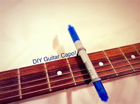 capo homemade|how to make a capo guitar.